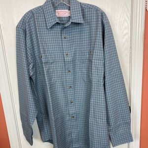 Filson Co Plaid Wool Flannel Button Down Shirt